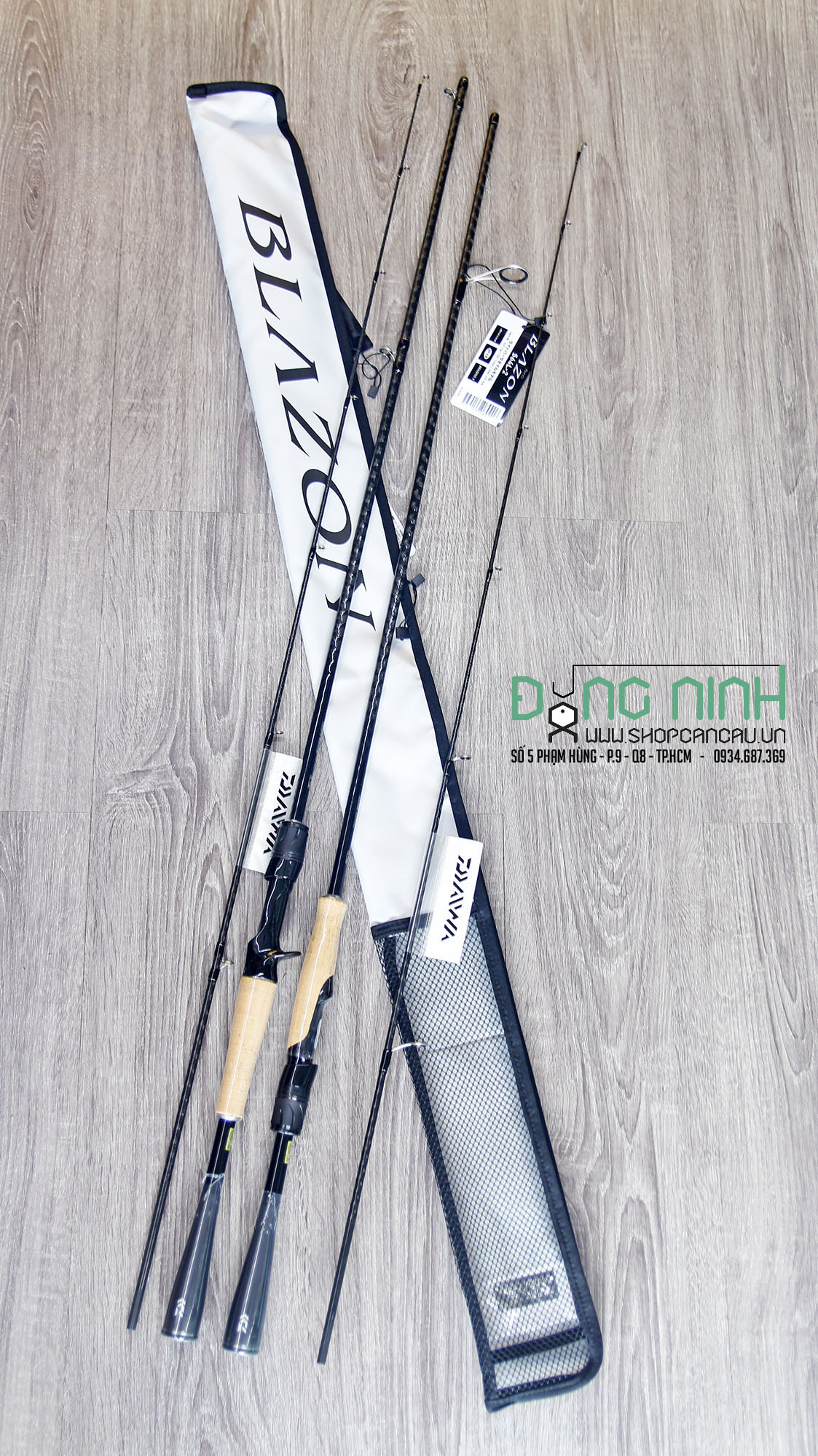 Joran Daiwa Blazon Spinning BLAZON S63UL-2・ST Daiwa Bass Fishing